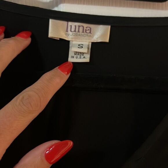 LUNA Maxi Dress - Size Small - BRAND NEW NWOT - Open Shoulder Short Sleeve Maxi - Picture 2 of 4